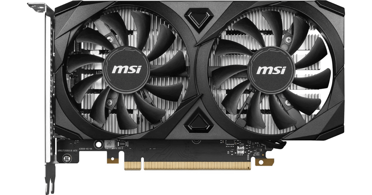 グラフィックボード・グラボ・ビデオカード MSI GEFORCE RTX 3050 VENTUS 2X XS OC MSI GeForce RTX 3050 VENTUS 2X XS 8G OC