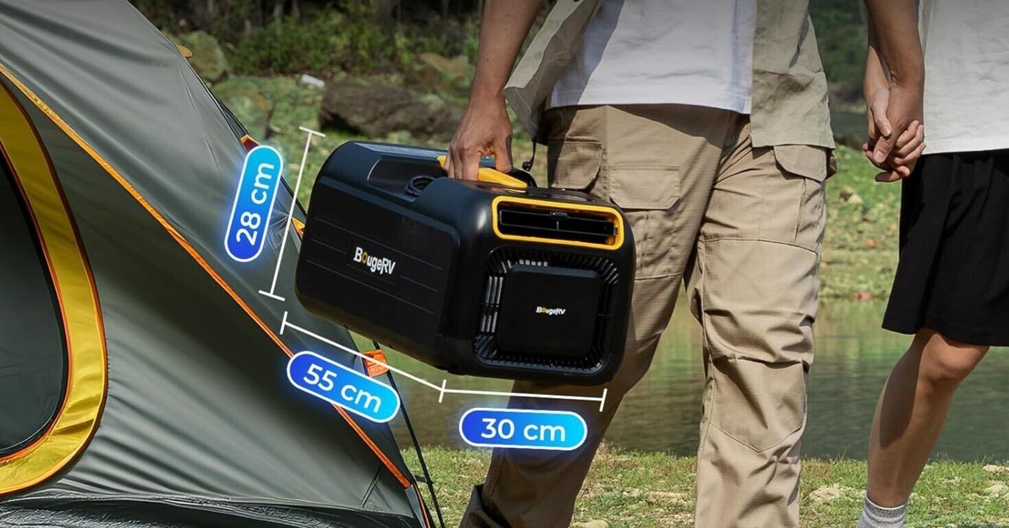 BougeRV ポータブルエアコン ポータブルクーラー 夏キャンプ＆車中泊の強い味方！ 急冷モードや睡眠モードを搭載した
