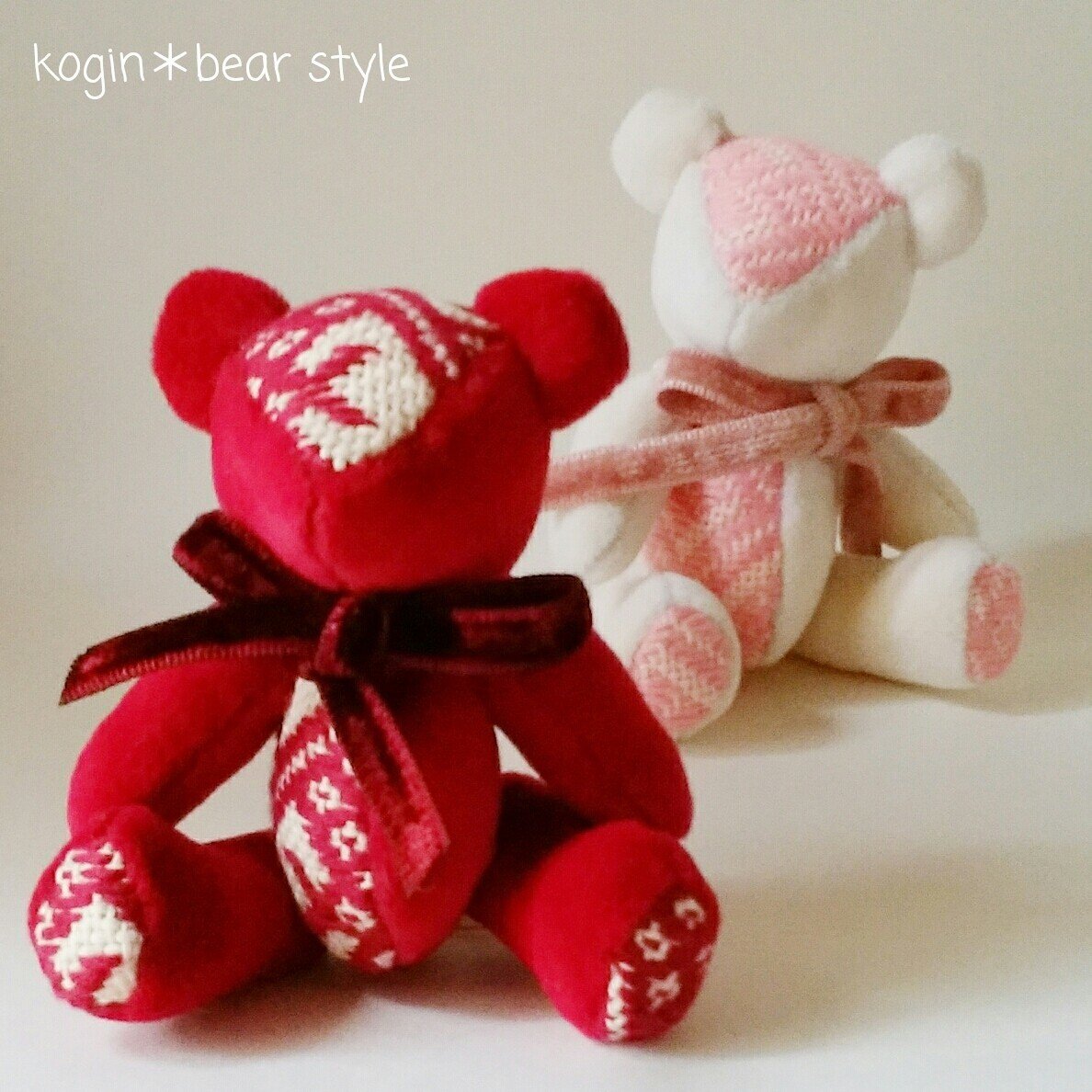 こぎん刺しのテディベア「総刺しこぎんクマ」誕生まで。｜こひろ