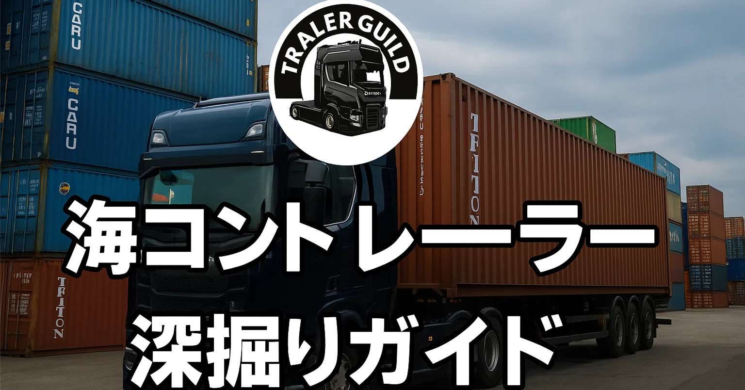 ? 海上コンテナトレーラー深掘ガイド｜THE TRAILER GUILD