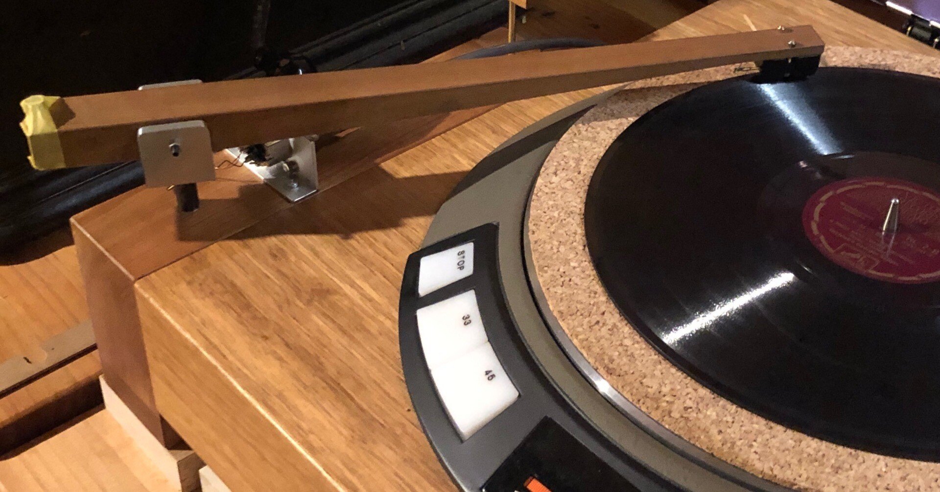 自作トーンアームで聴くSPレコード｜Clavierbauer