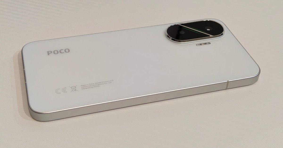 Xiaomi POCO F7 本体　充電器　シルバー カバーをつけて1週間使用 Xiaomi POCO F7 本体のみ シルバー カバーをつけて1週間使用