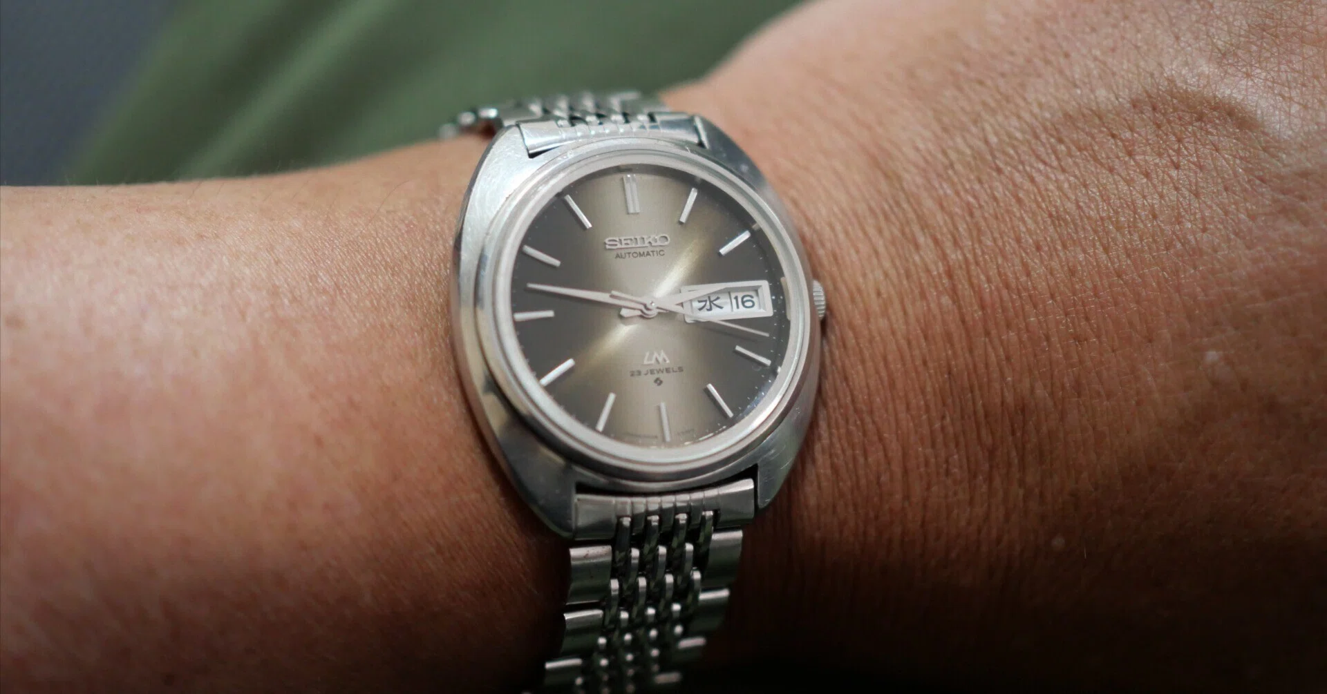 入荷 美品 Cライン スクラッチ文字盤 セイコー SEIKO ロードマチック 