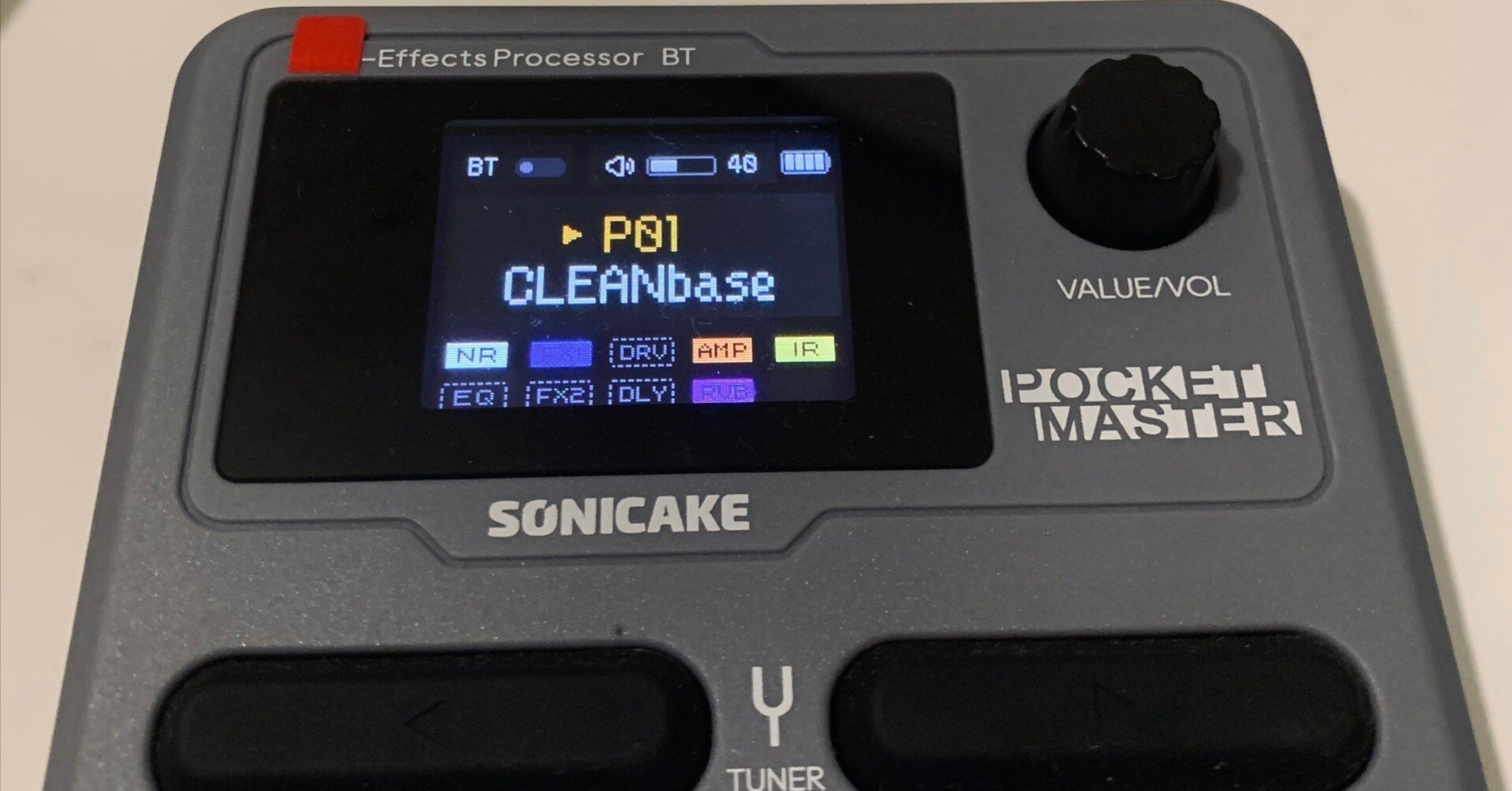 ギター SONICAKE Pocket Master Sonicake Pocket Master Compact Multi-effects Processor (QME-10)