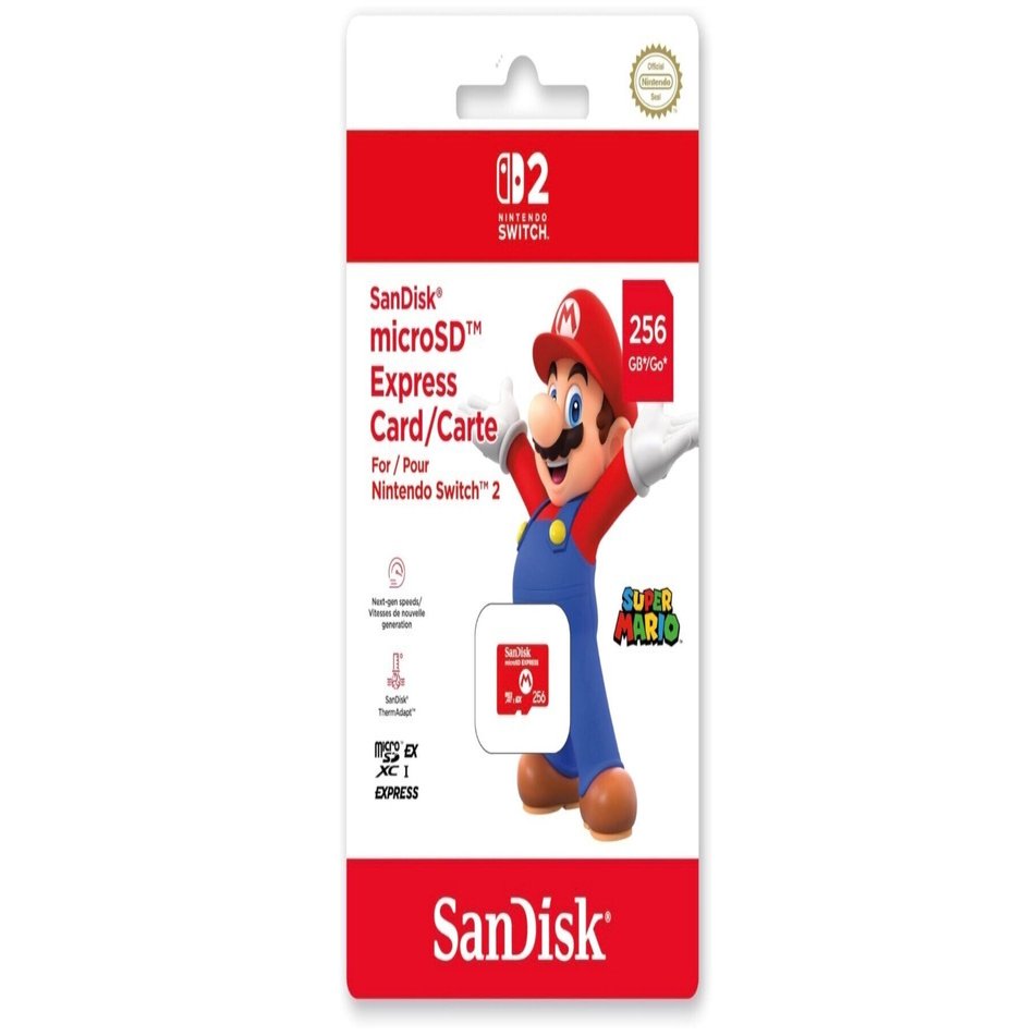 在庫復活！Switch 2用のmicroSD Expressカード【SanDisk 256GB