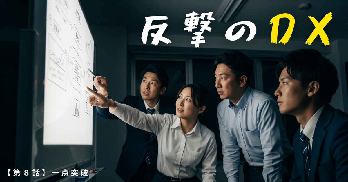 【新品】進化系プレゼンテーションの極意 小説｜反撃のDX【第8話】一点突破｜チクシル篠澤ひろふみ