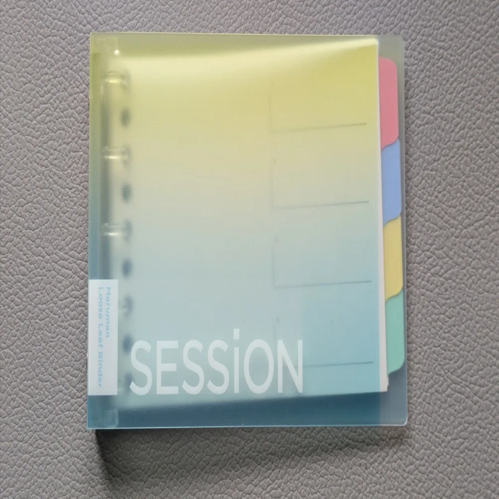 美品です✨️　Maruman SESSION ルーズリーフバインダー 勉強アイテム】maruman SESSiON MINIバインダー/ルーズリーフミニで