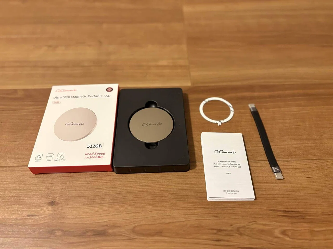 GiGimundo GQ20はiPhoneユーザーの私にとって持ち運びにぴったりなSSD 