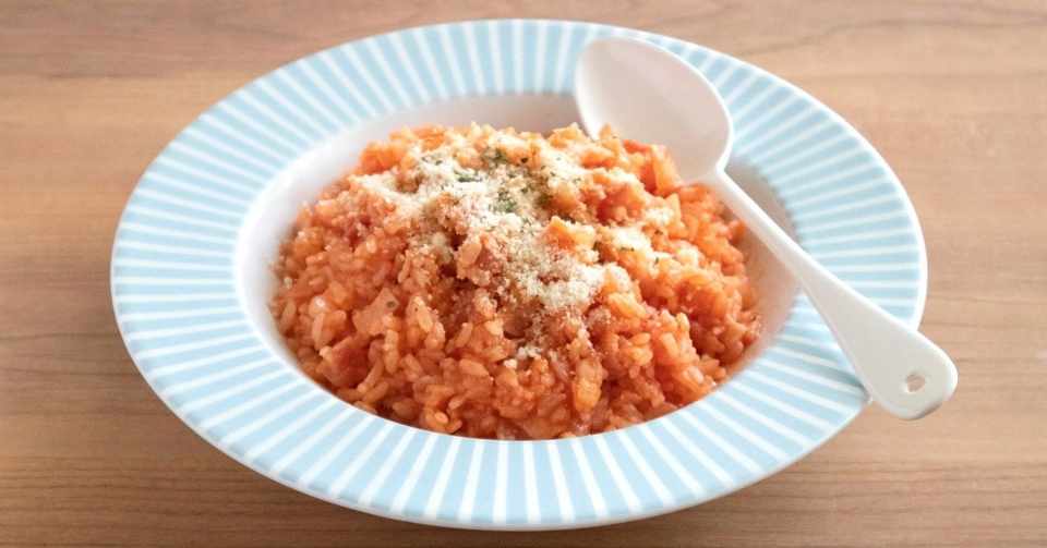 きょうの10分ランチ トマトジュースでお手軽トマトリゾット 平松サリー Note