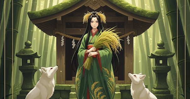稲荷神と狐たち：浮世絵に見る神秘の美｜ぶるるん🍊🪸🌾💋🐢