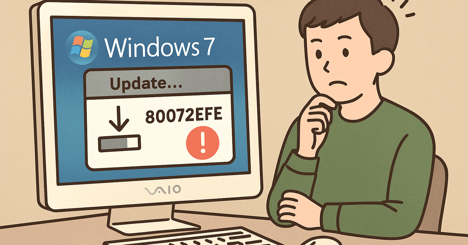 備忘録】古いWindows 7のPCを初期化したらネットが見れなくなっ