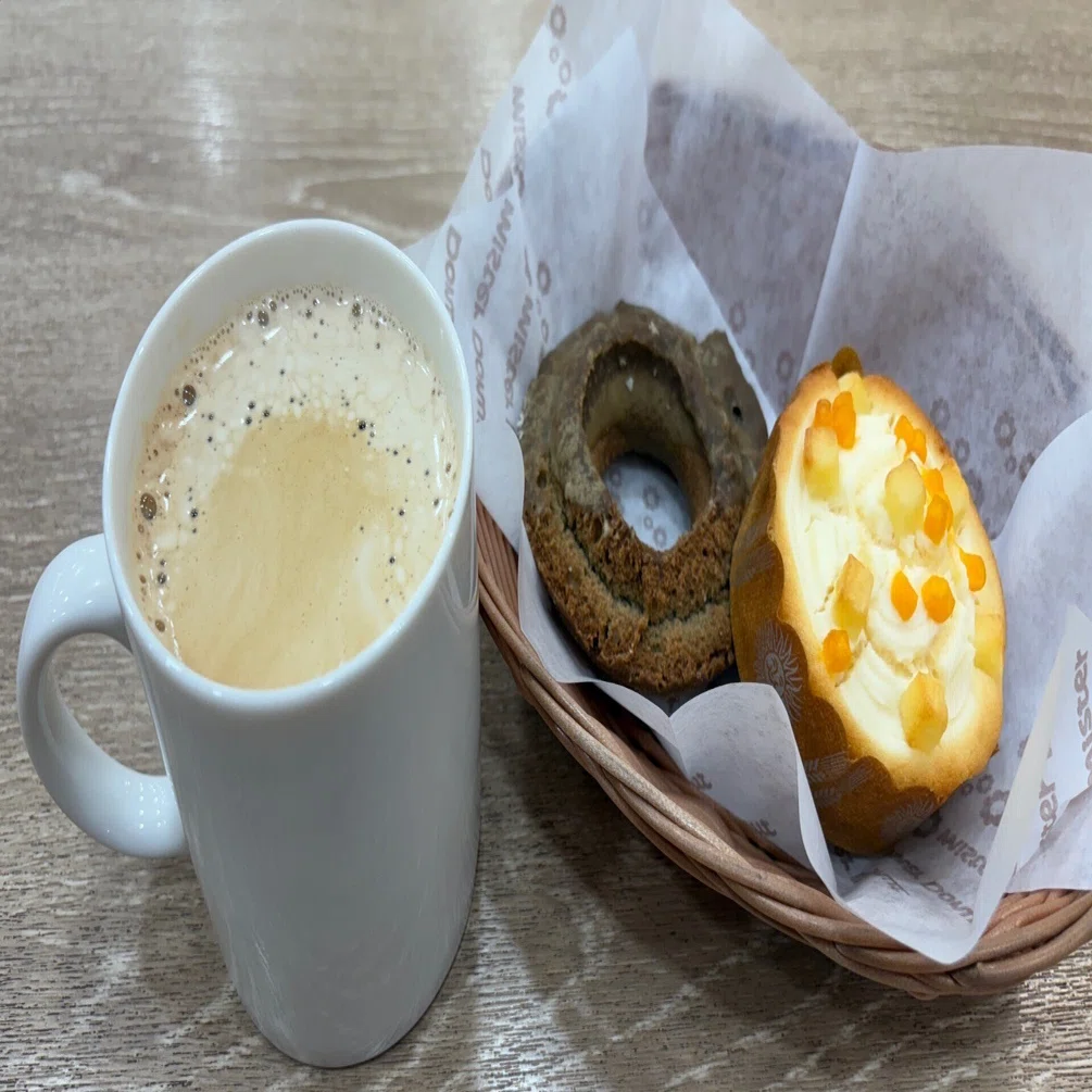 台湾のミスド｜唐揚げ定食ごはん大盛り