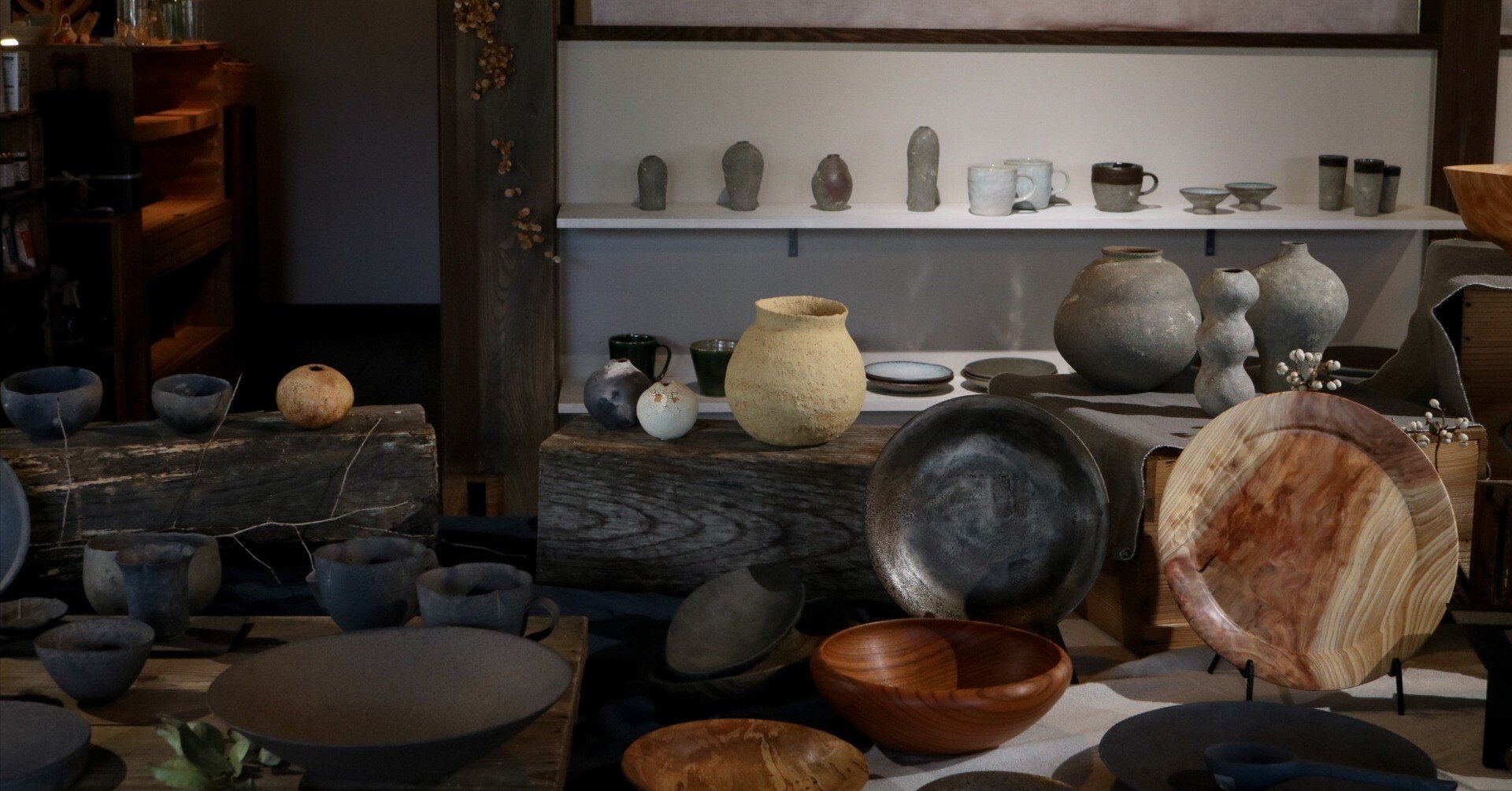 【6点まとめ売り】作家物うつわ器　古民家　陶芸カフェ 伝統と今がやさしく交わる、うつわと暮らしの道具の店。150年の古民家
