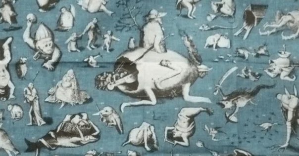 ウィリアム・ブレイク、神の玉座の前で冠を脱ぐ24人の長老たち、希少な画集より ウィリアム・ブレイク【日の老いたる者】 - 手描き 絵画（油絵