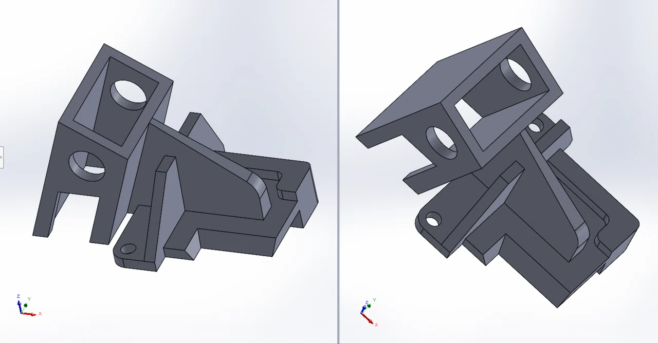Grade Pre-1 Problem: Modeling from Three-View Drawings｜白髪の手習い