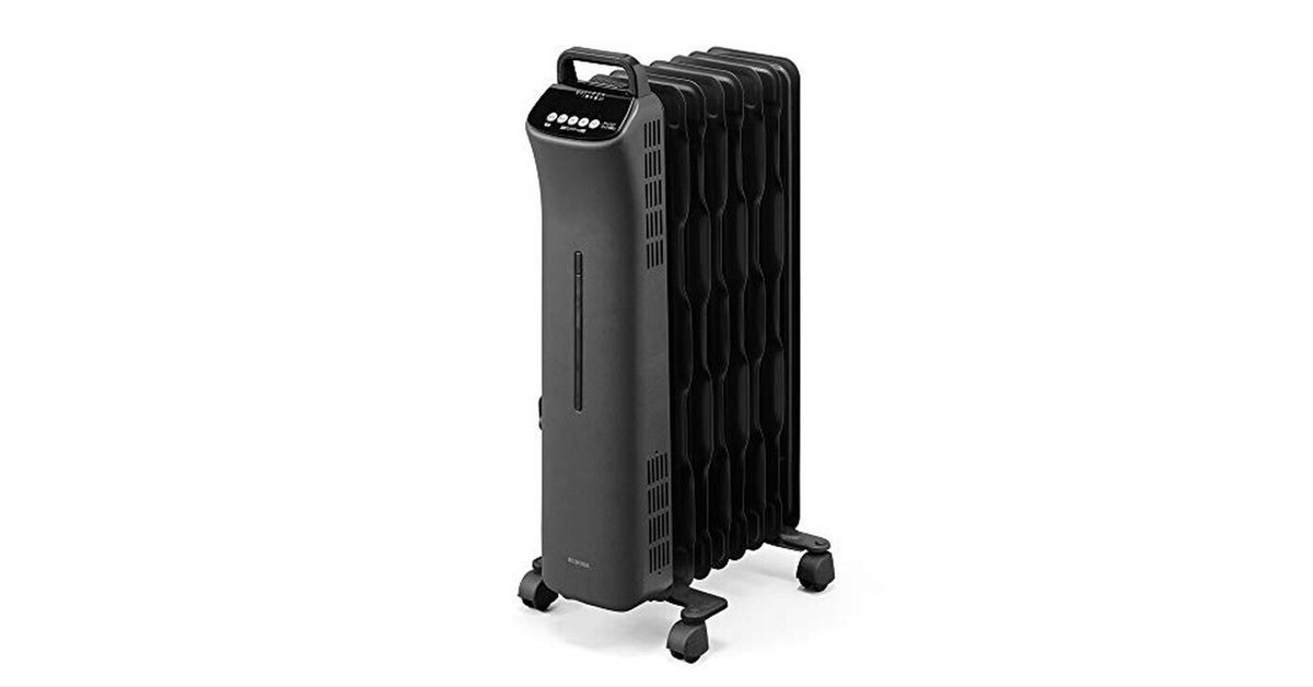 アイリスオーヤマ ヒーター オイルヒーター 8畳 ウェーブ型 500W