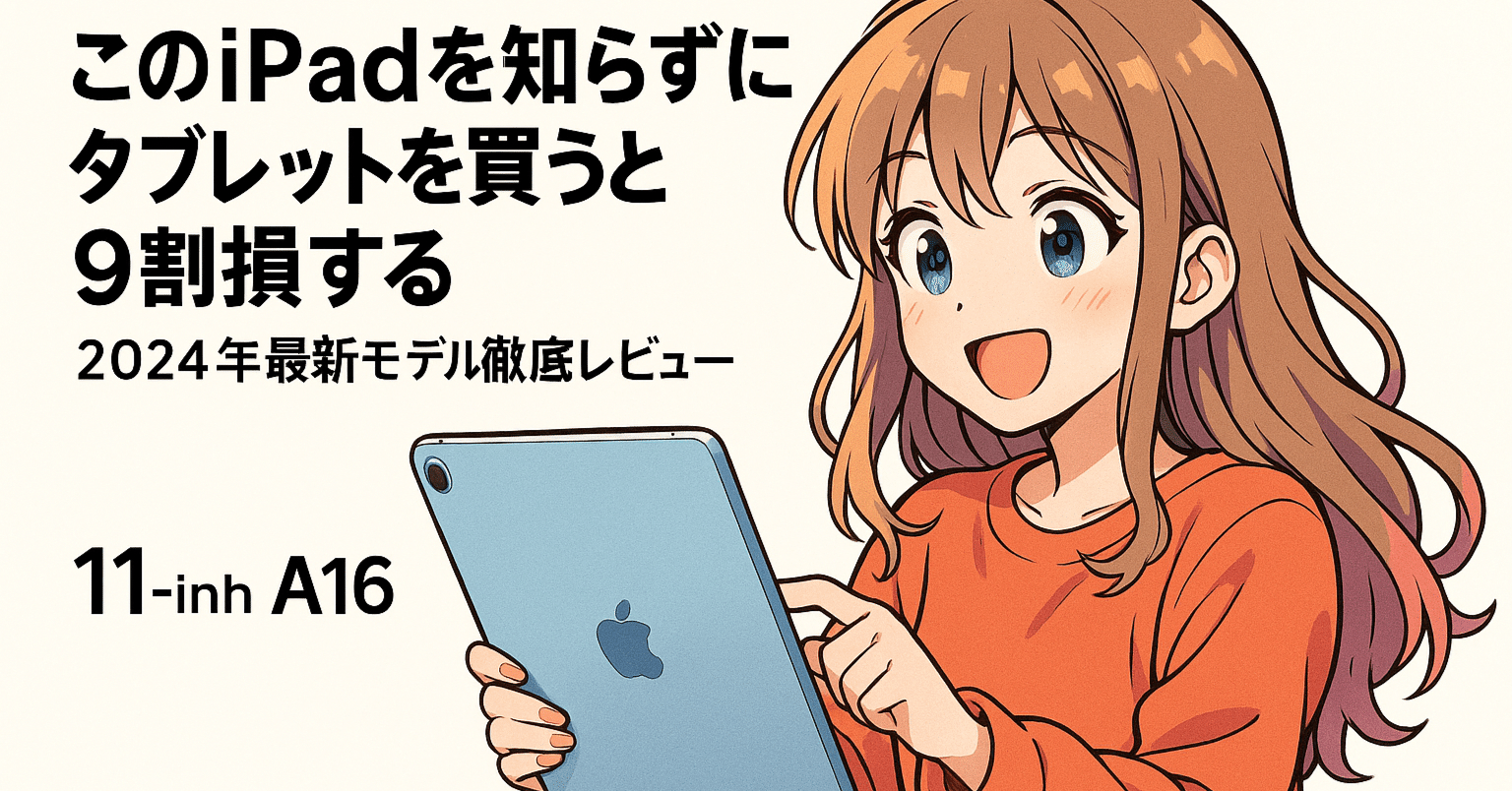 警告】このiPadを知らずにタブレットを買うと9割損する理由｜2024年