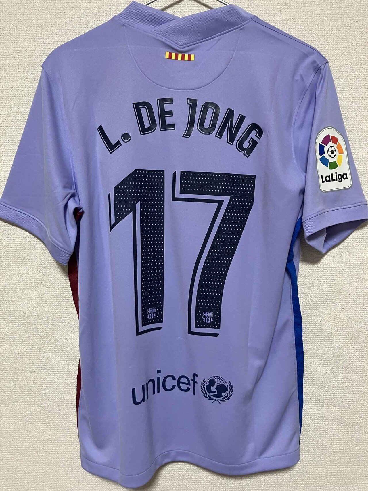 DAY48】21-22 FC Barcelona Away #17 L.DE JONG｜麦ちゃ