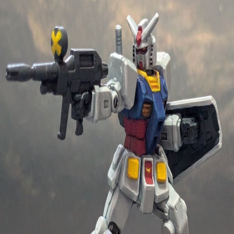 ガンダム アッセンブル RX78-2 シタデルカラーで塗装しました。 塗装