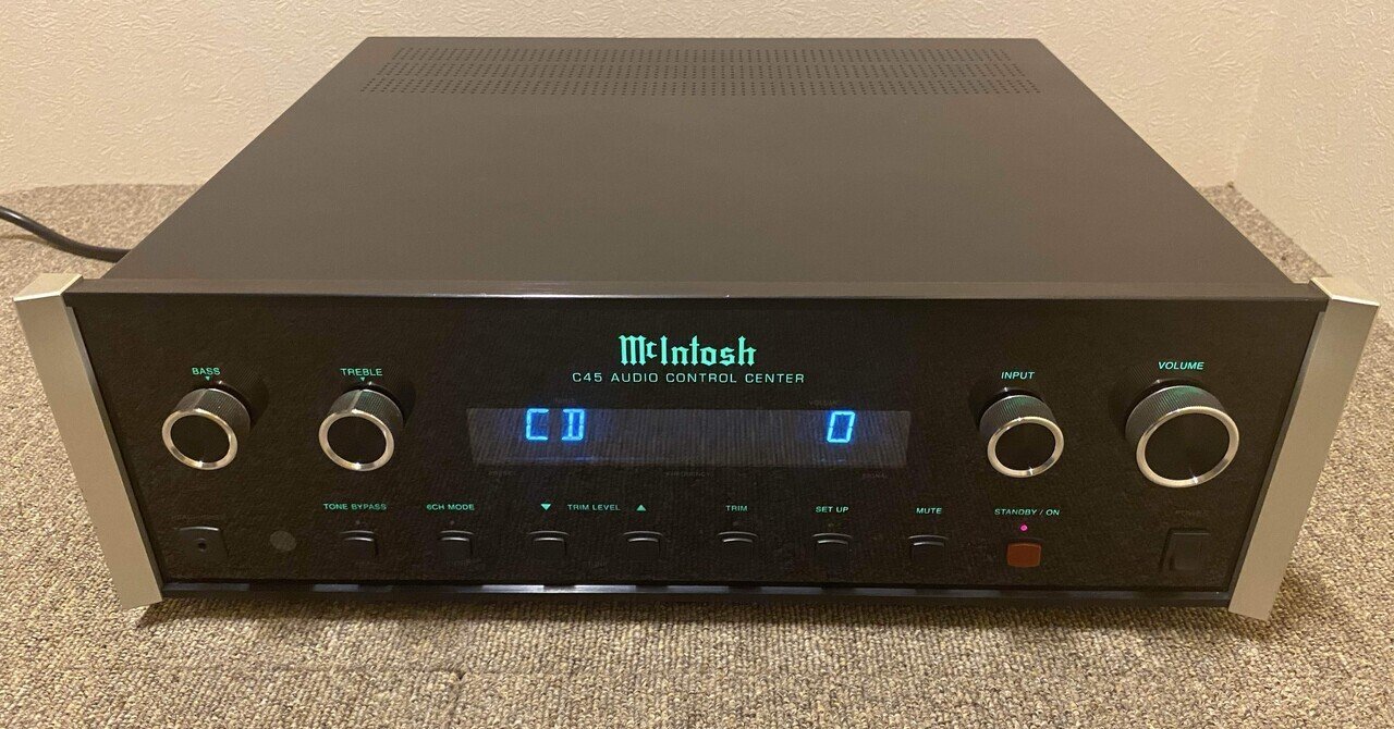 通電確認済み！Mcintosh C45 オーディオコントロールセンター McIntosh C45の仕様 マッキントッシュ