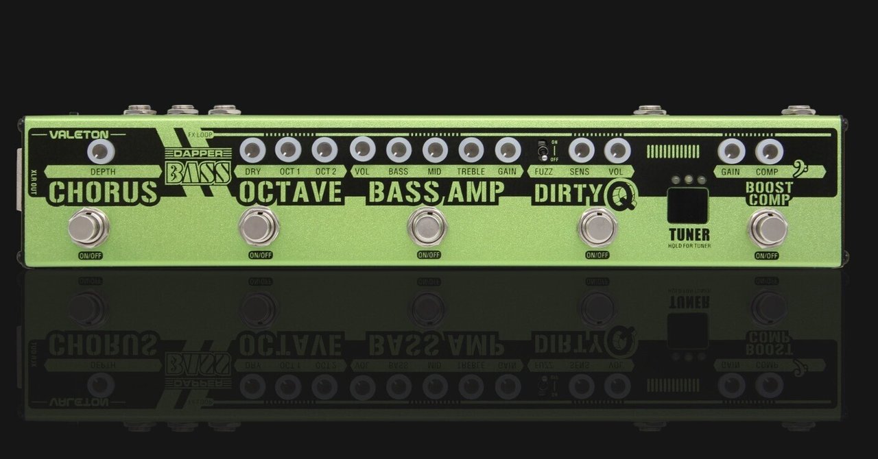 俺はこれ一台でいいよ。ベース・マルチ・エフェクター VALETON DAPPER