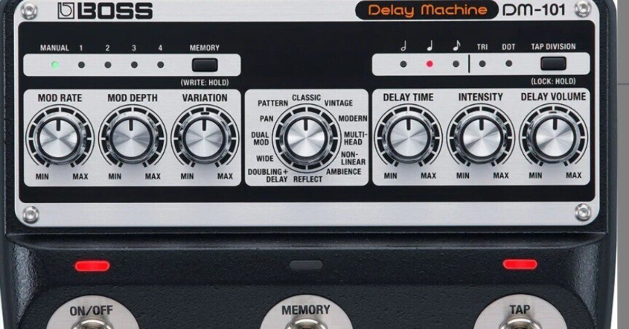 BOSS DM-101 アナログディレイ BOSS／DM-101】最新テクノロジーとアナログ技術の融合によって