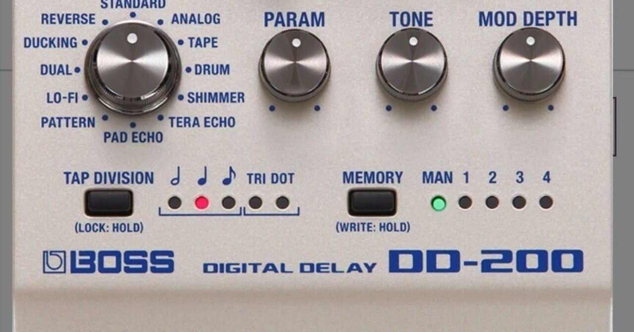 BOSS DD200 デジタル ディレイ BOSS DD-200 DIGITAL DELAY - 多機能マルチ・デジタルディレイ