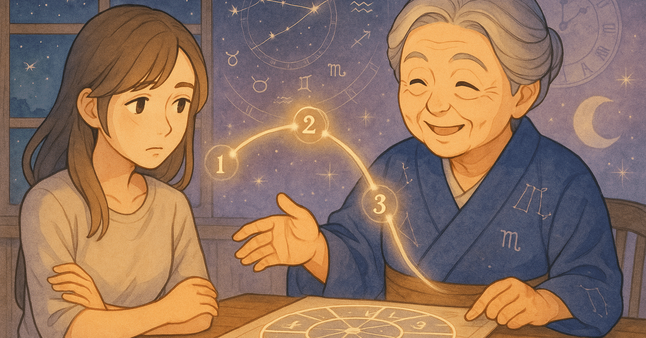 自分の“人生の流れ”を星で読む3ステップ｜ばあばが教える