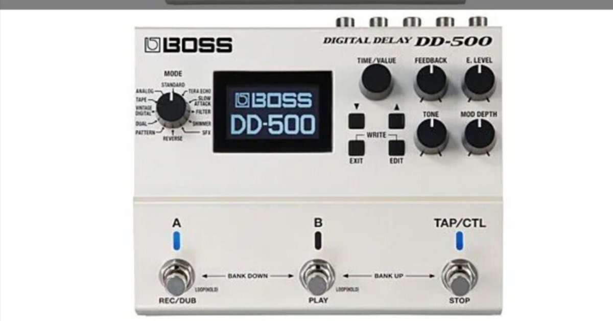 🎛 #010BOSS ( ボス )DD-500 Digital Delay｜Maggie