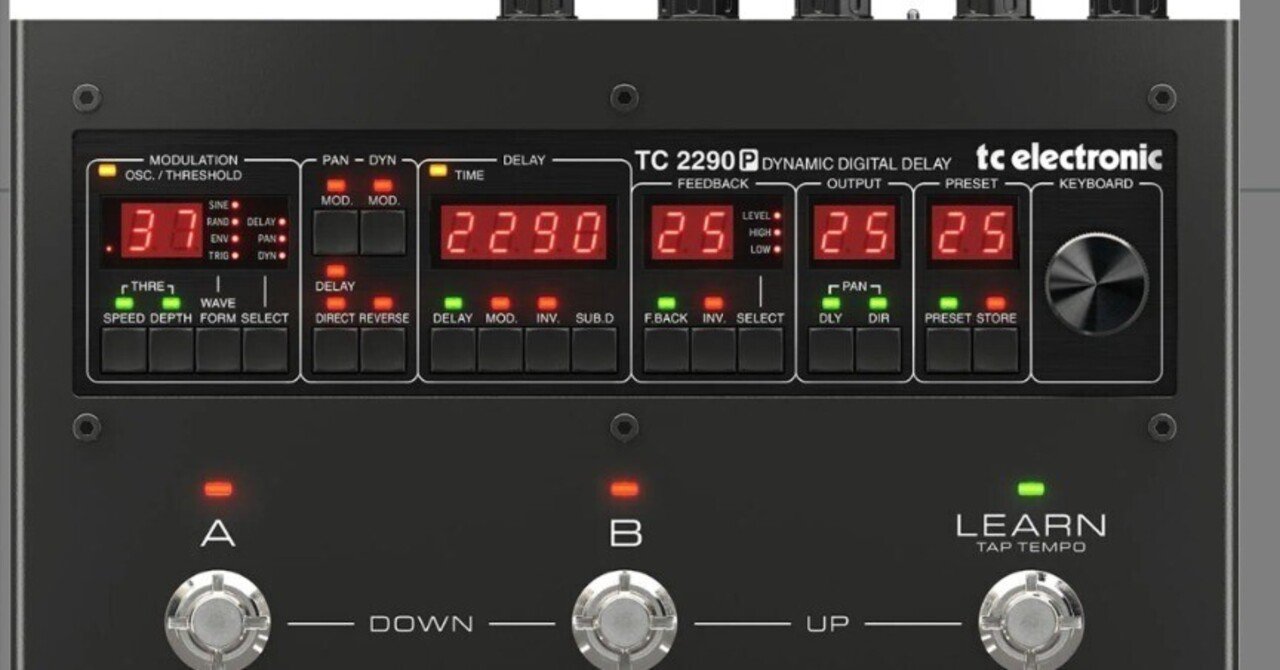 🎛 #018 TC ELECTRONIC ( ティーシーエレクトロニック )2290 P