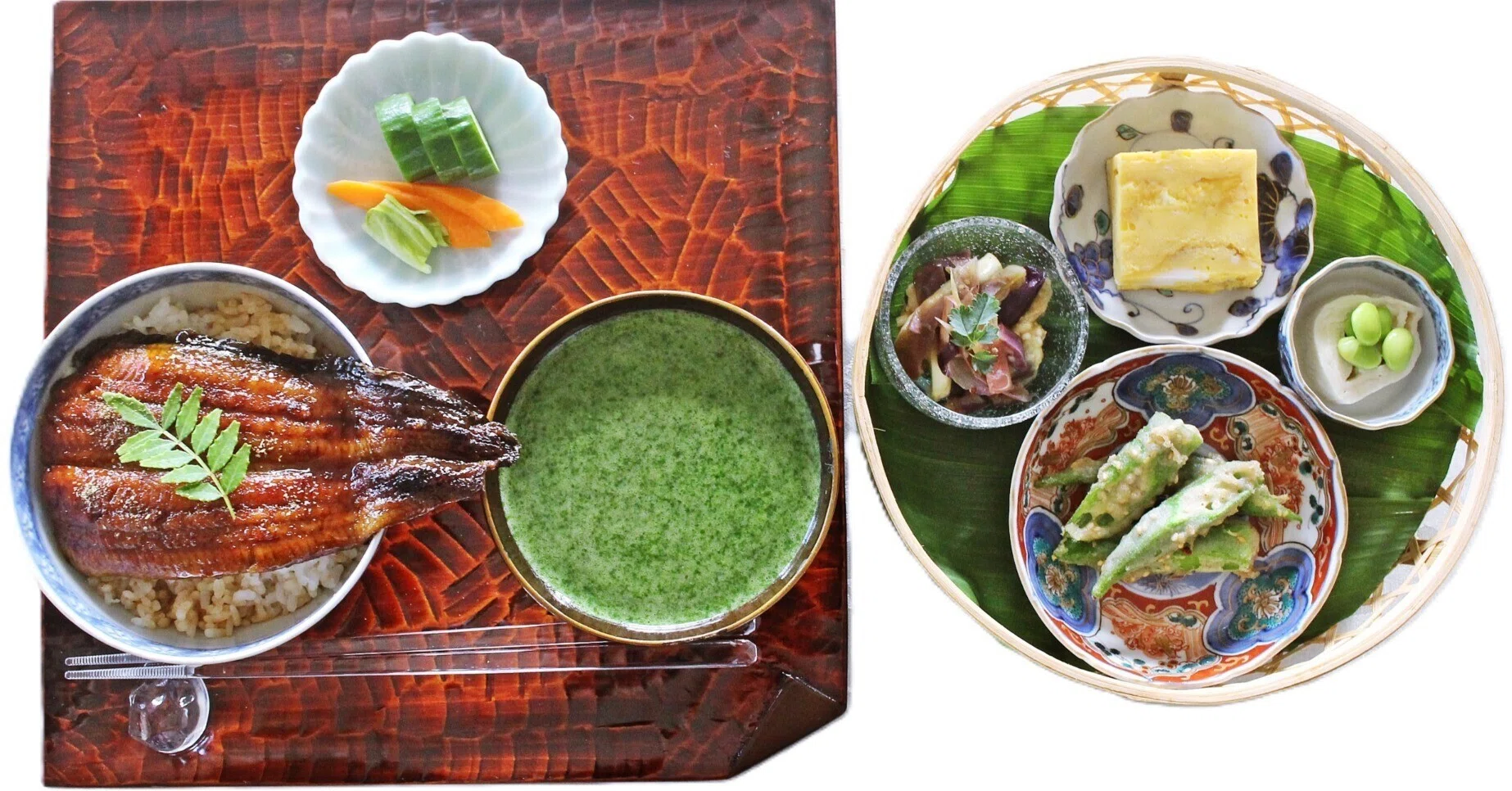土用の丑の日 2025 はみだし鰻丼一汁五菜｜gingamom
