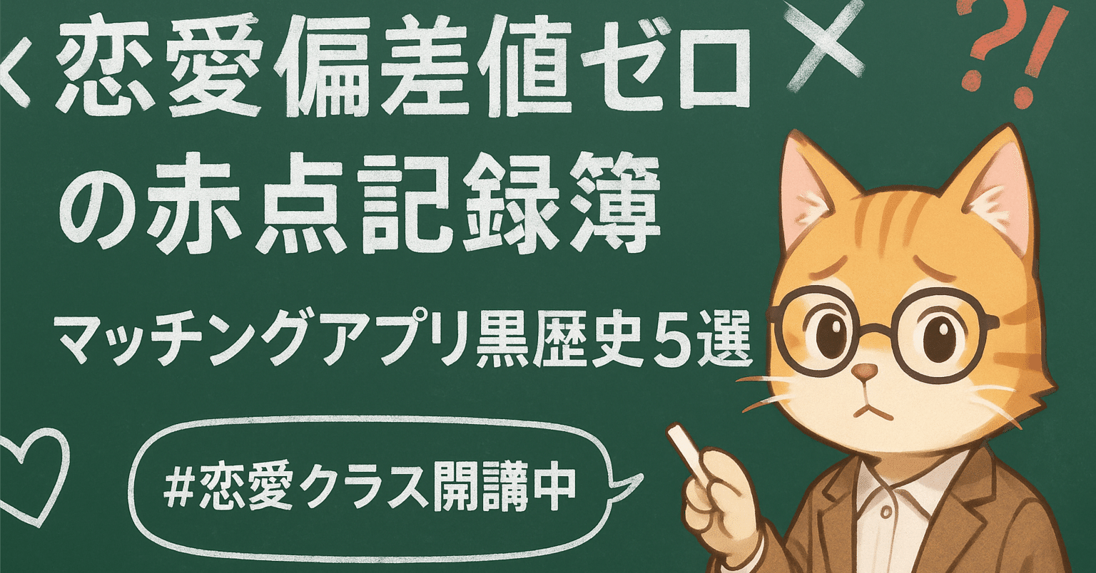マッチングアプリで僕がやらかした5つの黒歴史｜ねっこ先生 恋愛×副業の先生
