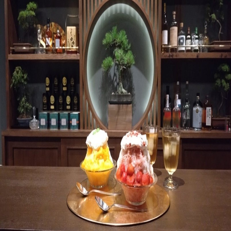 銀座に新名所誕生！】食べるアートな天然氷かき氷と極上紅茶ペアリング