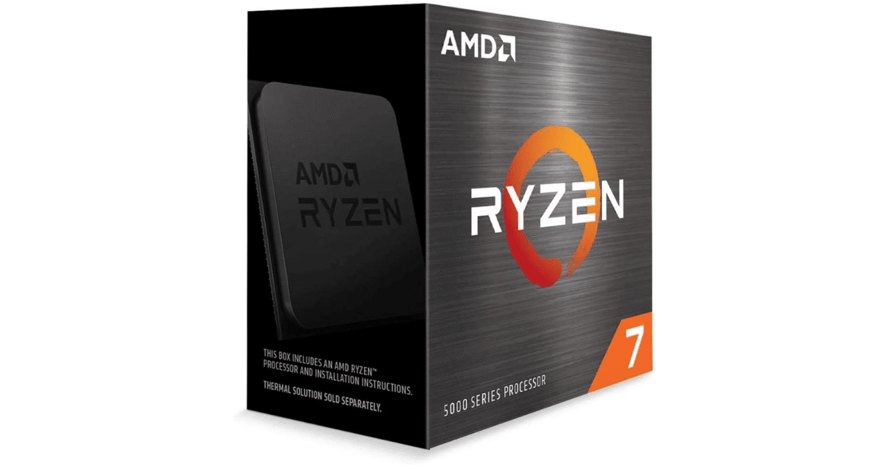 AMD Ryzen 7 5800X 3.8GHz 8コア 16スレッド｜GetGadgetGot