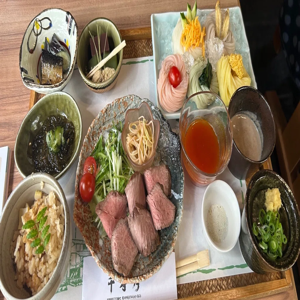 奈良見聞録4-8（池利三輪素麺茶屋－千寿亭でお昼ご飯）｜kazu_7138