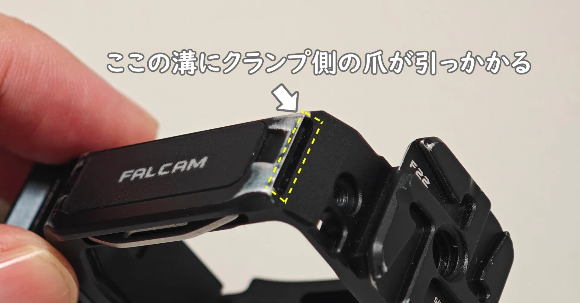 DJI OSMO Actionマグネットマウントが使用できるUlanzi FALCAMの 