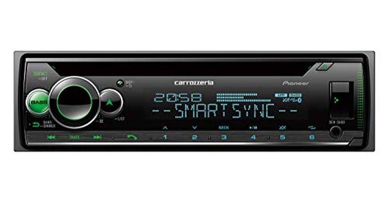 Pioneer カーオーディオ DEH-5600 1D CD Bluetooth USB iPod