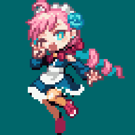 64pxドット絵メイキング ありおり Note