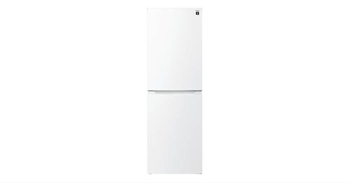 シャープ 冷蔵庫 幅54.4cm 230L 右開き SJ-BD23P-W マット