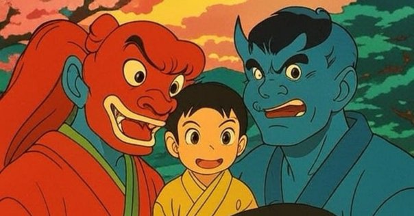 泣いた赤鬼その後、(村山市　袖崎)加賀ちゃみぃ 絵本】泣いた赤鬼 | 森から月を見る