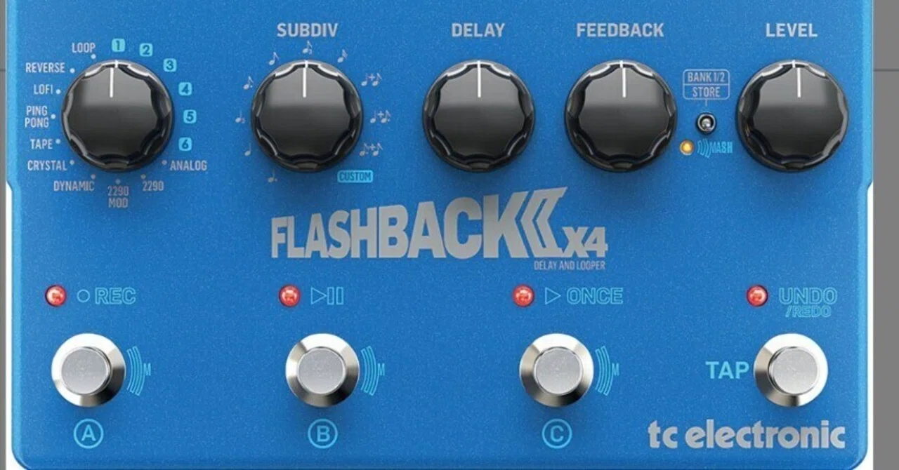 ? #020 TC ELECTRONIC ( ティーシーエレクトロニック )FLASHBACK 2 X4 