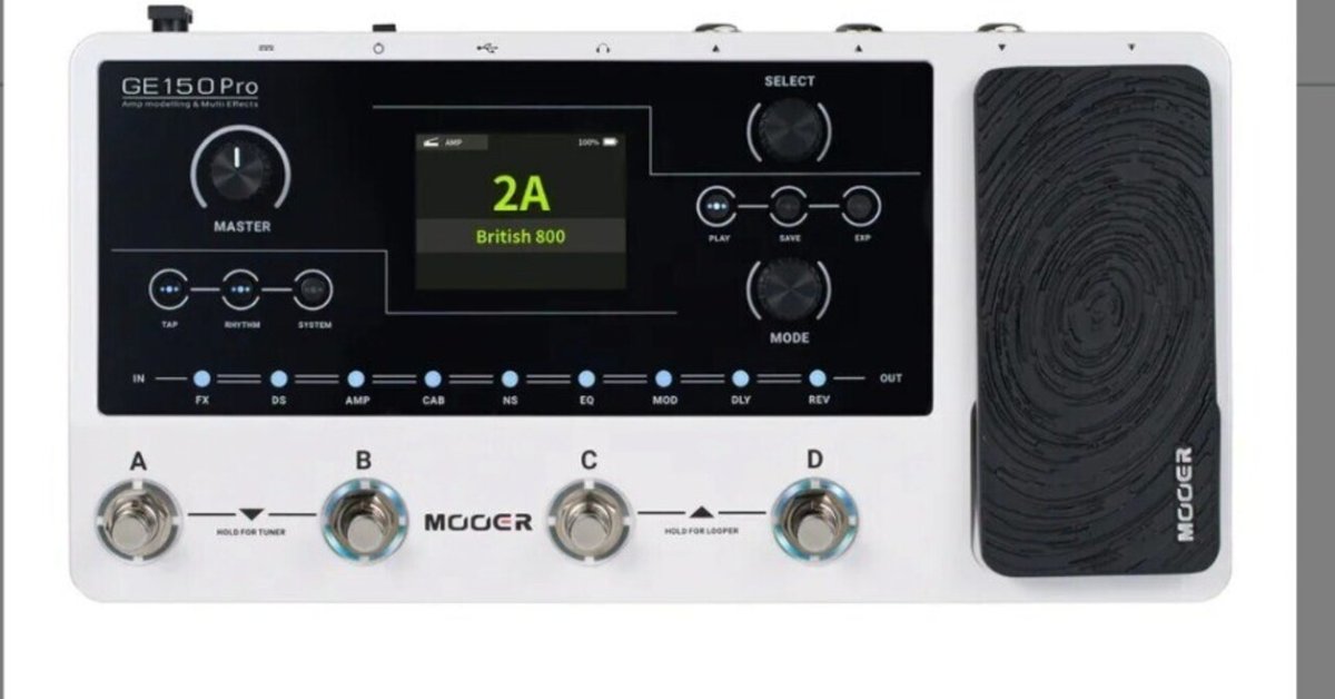 ムーアー マルチエフェクター GE150 MOOER ( ムーアー ) GE150 マルチエフェクター 送料無料
