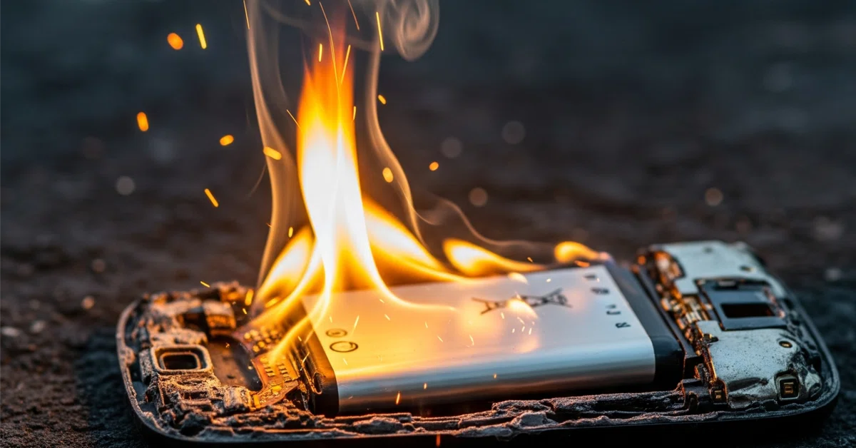 【発火事故多発中!!】もう発火を気にしない!燃えないモバイルバッテリーで快適なスマホライフを!|スマホケースショップ | ガジェット&スマホアクセサリ