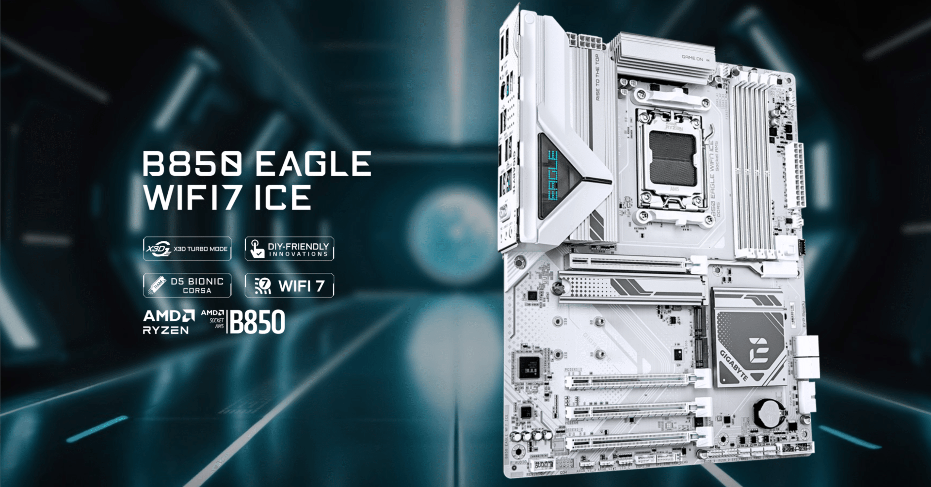 こだわりの白基盤マザーボード「B850 EAGLE WIFI7 ICE」の仕様を調べて