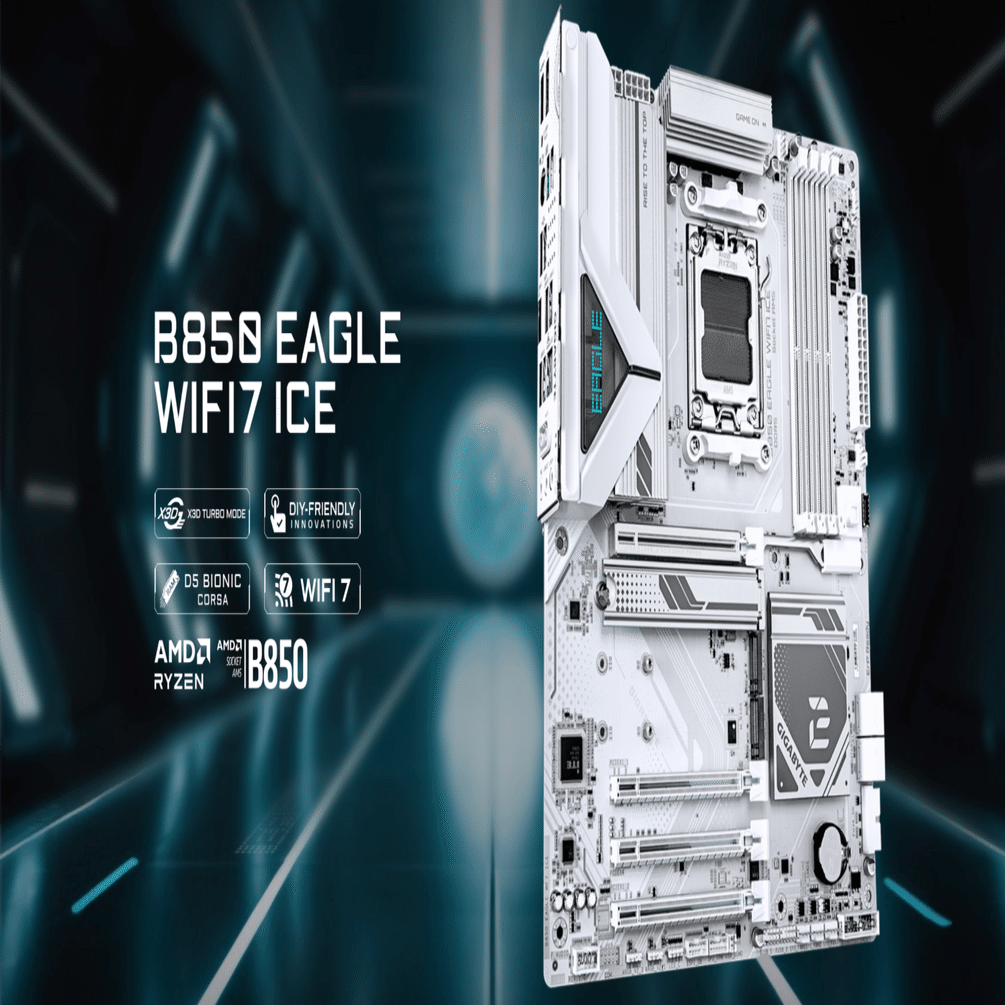 こだわりの白基盤マザーボード「B850 EAGLE WIFI7 ICE」の仕様を調べて