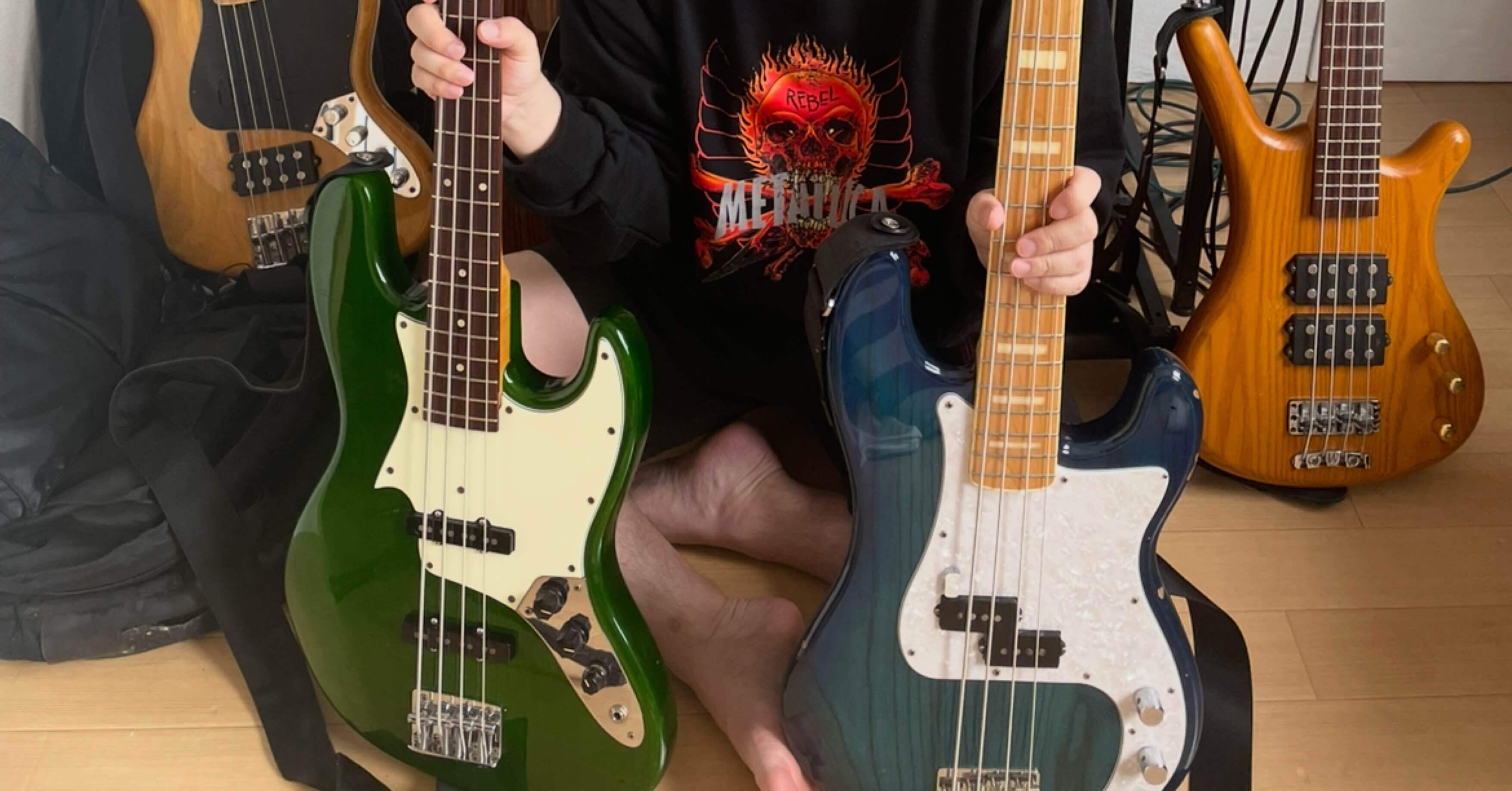 ベースの機材の遍歴を写真ともに〜その②｜shunscale