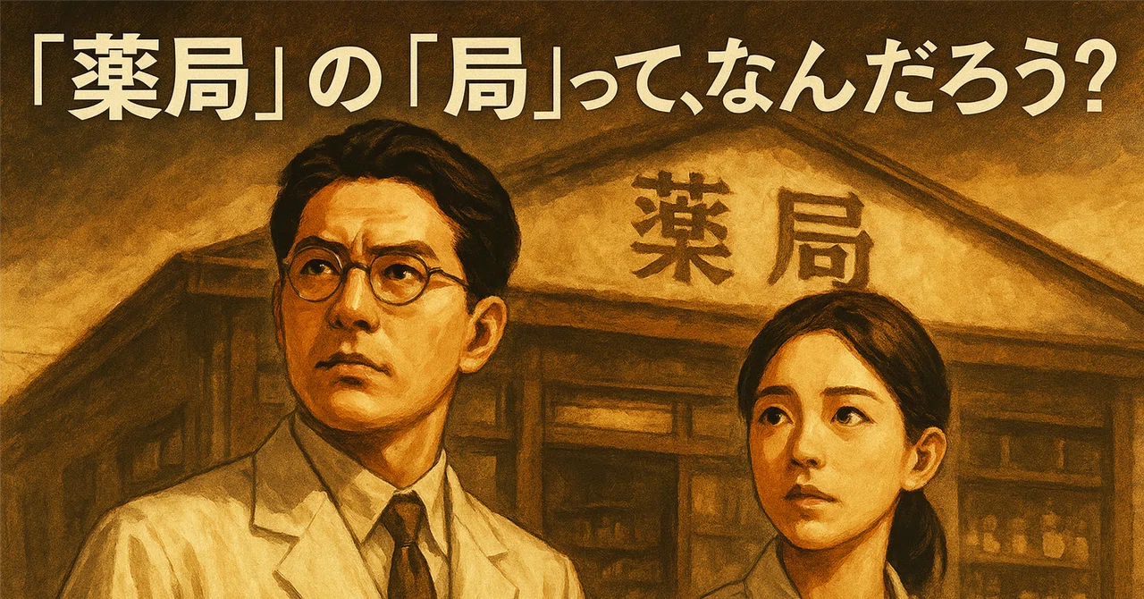 薬局の「局（きょく）」の意味とは？｜お薬ファンタジスタ