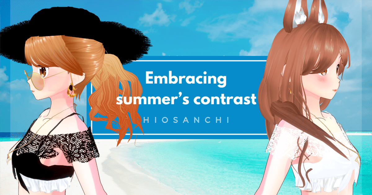 【情熱的に彩る夏の主役♡】HERMES ビキニ ひお Embracing summer's contrast｜広瀬氷魚［ひろせひお
