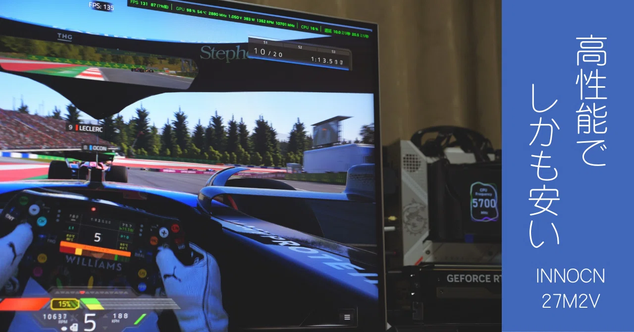INNOCN 27M2V はオススメできるディスプレイなのか?｜花見川