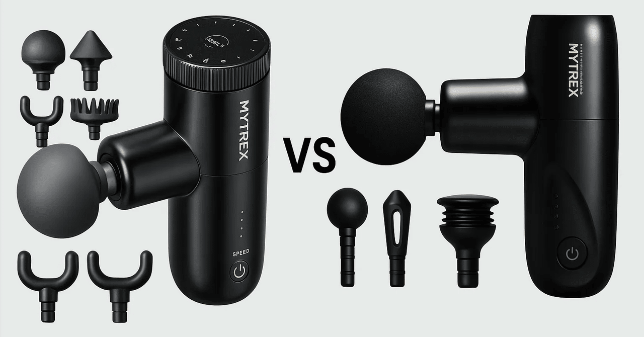 MT-RMXS21B MT-RX2-24B 違い 比較｜MYTREXマッサージガン徹底解説